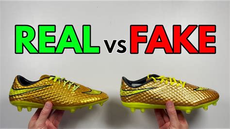 nike hypervenom real vs fake